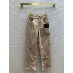 2023FW Straight Jeans LOUIS VUITTON Good quality
