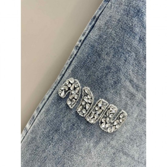 MIU MIU 2023FW straight jeans Autumn limited special price MIU MIU 2023FW straight jeans Autumn limited special price