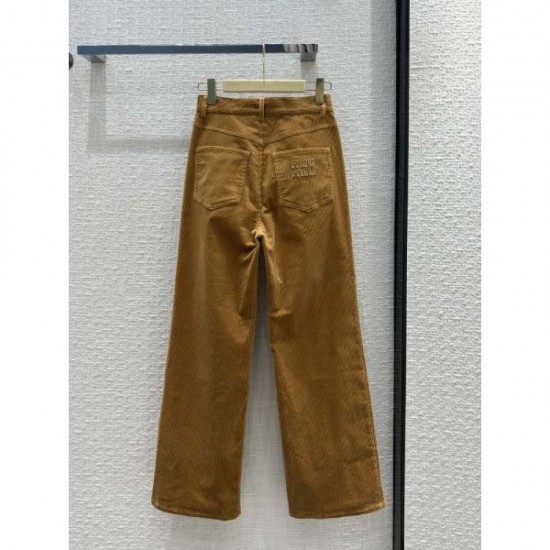 2023FW MIU MIU I want it now Straight pants 2023FW MIU MIU I want it now Straight pants
