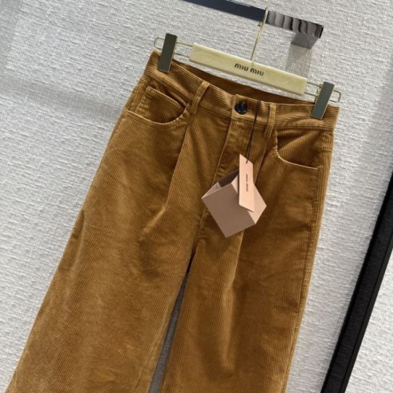 2023FW MIU MIU I want it now Straight pants 2023FW MIU MIU I want it now Straight pants