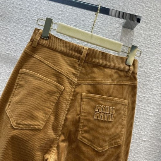 2023FW MIU MIU I want it now Straight pants 2023FW MIU MIU I want it now Straight pants