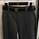 MIU MIU Miu Miu Popular Original 2023FW Wide Pants MIU MIU Miu Miu Popular Original 2023FW Wide Pants