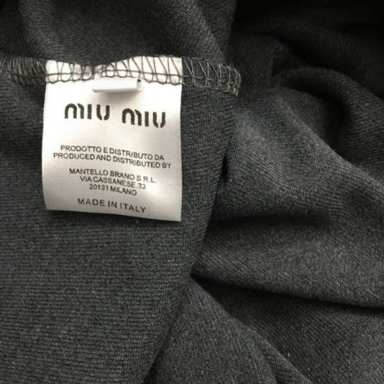 MIU MIU Miu Miu Popular Original 2023FW Wide Pants MIU MIU Miu Miu Popular Original 2023FW Wide Pants