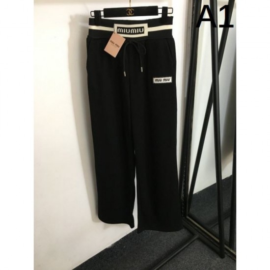 MIU MIU New arrival of this season 2023FW wide pants MIU MIU New arrival of this season 2023FW wide pants