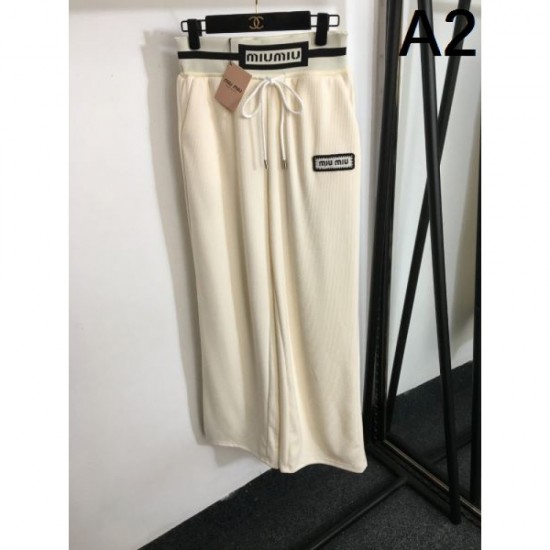 MIU MIU New arrival of this season 2023FW wide pants MIU MIU New arrival of this season 2023FW wide pants