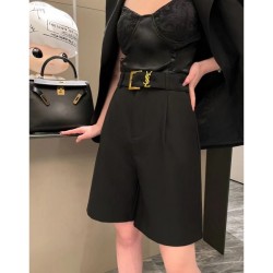 YSL Yves Saint Laurent Celebrity Favorite Elegant 2023SS Suit Shorts