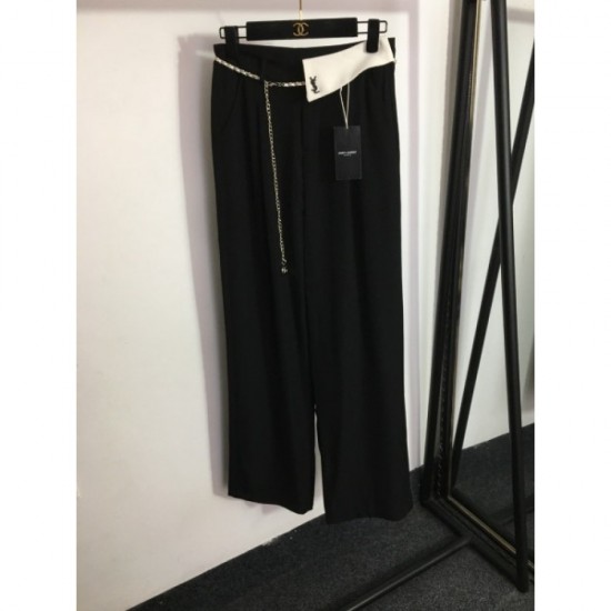 YSL Yves Saint Laurent 2023SS wide pants popular cute YSL Yves Saint Laurent 2023SS wide pants popular cute