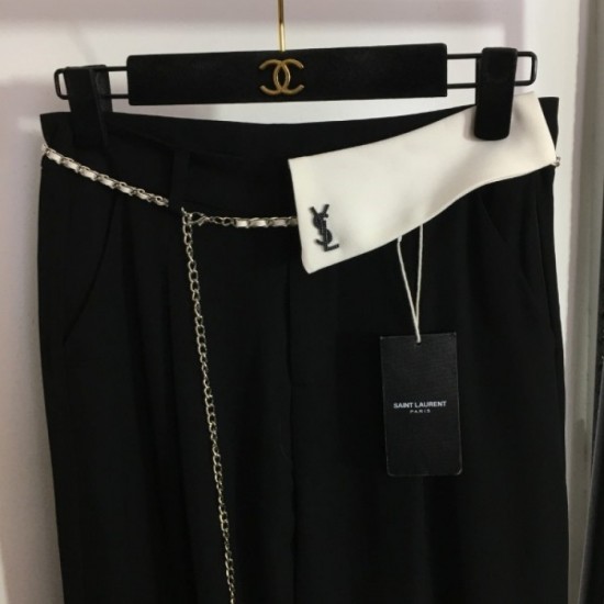 YSL Yves Saint Laurent 2023SS wide pants popular cute YSL Yves Saint Laurent 2023SS wide pants popular cute