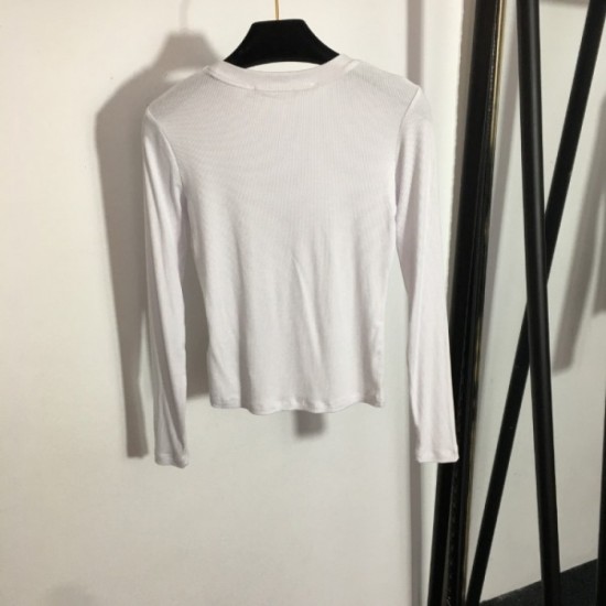 ALEXANDER WANG Sale Price 2023SS Long Sleeve T-shirt ALEXANDER WANG Sale Price 2023SS Long Sleeve T-shirt
