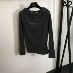 2023FW ALEXANDER WANG Alexander Wang Trendy Items Long Sleeve Tops