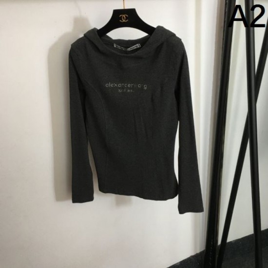 2023FW ALEXANDER WANG Alexander Wang Trendy Items Long Sleeve Tops 2023FW ALEXANDER WANG Alexander Wang Trendy Items Long Sleeve Tops