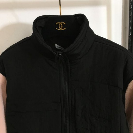 2023FW ALEXANDER WANG Alexander Wang Winter Trend Lambswool Coat 2023FW ALEXANDER WANG Alexander Wang Winter Trend Lambswool Coat