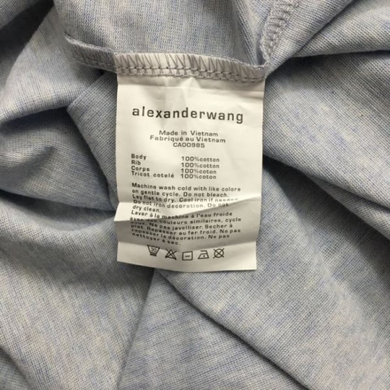 2023FW ALEXANDER WANG Alexander Wang Autumn/Winter Trend Long Sleeve T-shirt 2023FW ALEXANDER WANG Alexander Wang Autumn/Winter Trend Long Sleeve T-shirt
