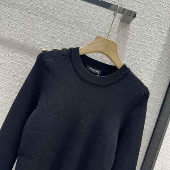 BALMAIN Minimum 1 week Not released in Japan 2023FW Long sleeve knit BALMAIN Minimum 1 week Not released in Japan 2023FW Long sleeve knit