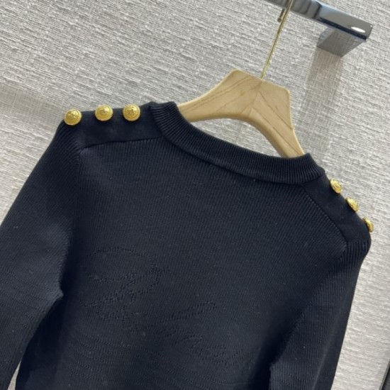 BALMAIN Minimum 1 week Not released in Japan 2023FW Long sleeve knit BALMAIN Minimum 1 week Not released in Japan 2023FW Long sleeve knit