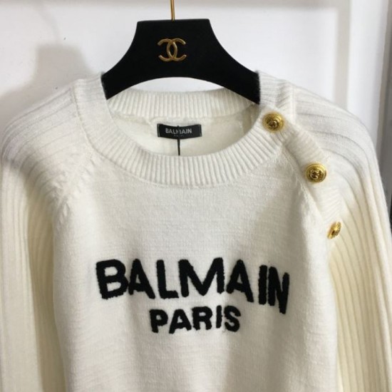 BALMAIN First come, first served limited 2023FW pullover knit BALMAIN First come, first served limited 2023FW pullover knit