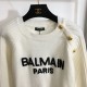 BALMAIN First come, first served limited 2023FW pullover knit BALMAIN First come, first served limited 2023FW pullover knit