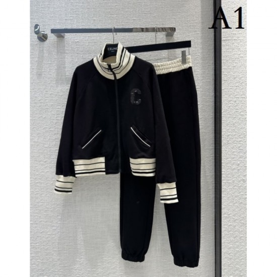 CELINE Celine Neat Silhouette 2023SS Sports Suit CELINE Celine Neat Silhouette 2023SS Sports Suit