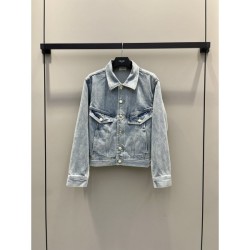 Celine Celine 2023FW Denim coat designed for everyday use