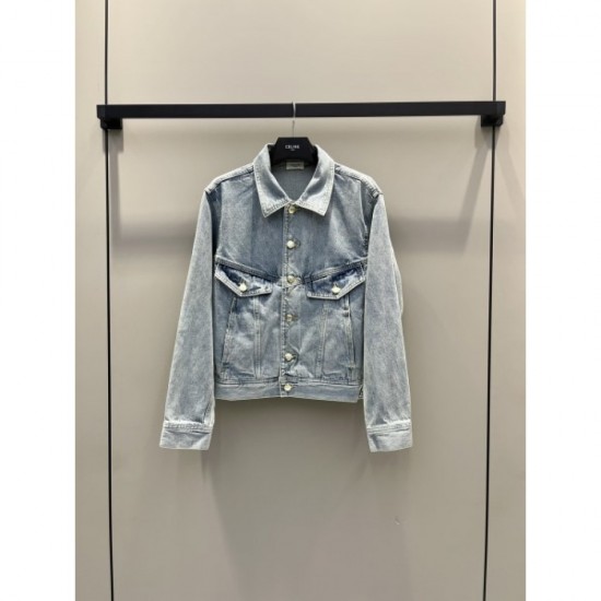 Celine Celine 2023FW Denim coat designed for everyday use Celine Celine 2023FW Denim coat designed for everyday use