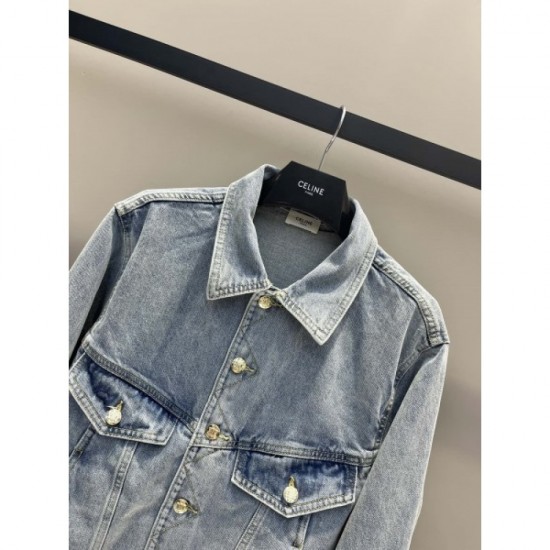 Celine Celine 2023FW Denim coat designed for everyday use Celine Celine 2023FW Denim coat designed for everyday use
