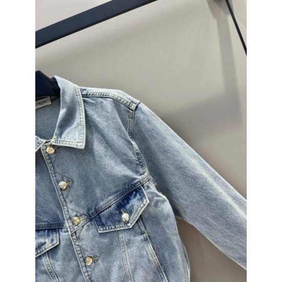 Celine Celine 2023FW Denim coat designed for everyday use Celine Celine 2023FW Denim coat designed for everyday use