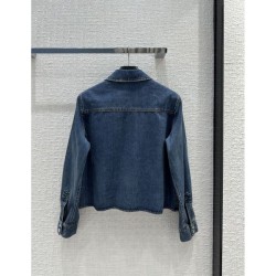 2023FW Denim shirt CELINE CELINE High fashion sense
