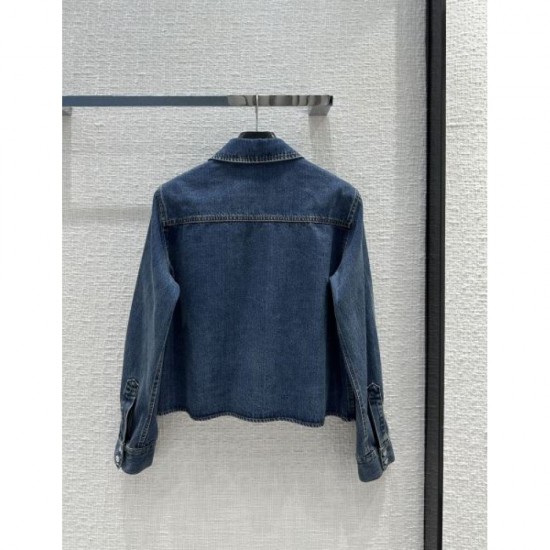 2023FW Denim shirt CELINE CELINE High fashion sense 2023FW Denim shirt CELINE CELINE High fashion sense