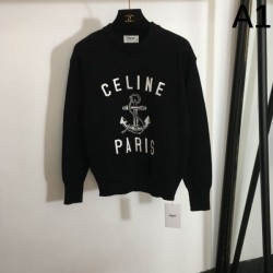 2023FW CELINE Celine classic popular thin soft long sleeve knit