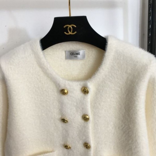 CELINE Celine Popular Item 2023FW Knit Cardigan CELINE Celine Popular Item 2023FW Knit Cardigan