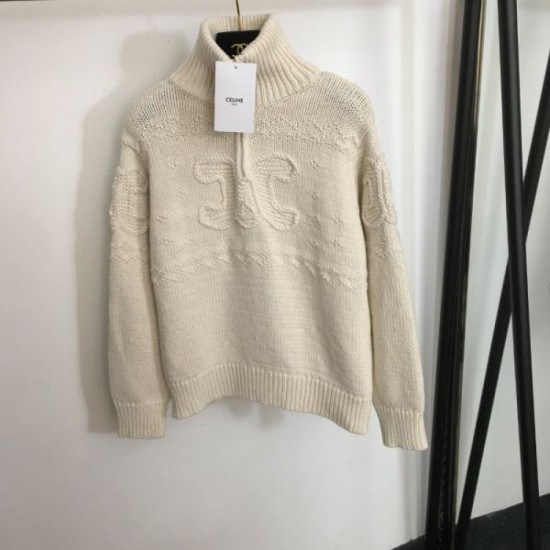 CELINE Beautiful color check autumn/winter 2023FW sweater CELINE Beautiful color check autumn/winter 2023FW sweater