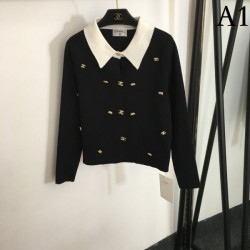 CHANEL Chanel 2023FW Knit cardigan Fashionable spring and summer new work that captivates adults