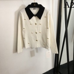 CHANEL Chanel 2023FW Knit cardigan Fashionable spring and summer new work that captivates adults