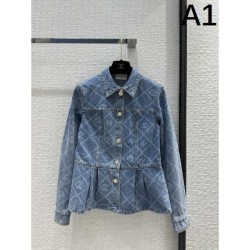 2023FW Denim coat CHANEL Outstanding brand print