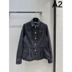 2023FW Denim coat CHANEL Outstanding brand print