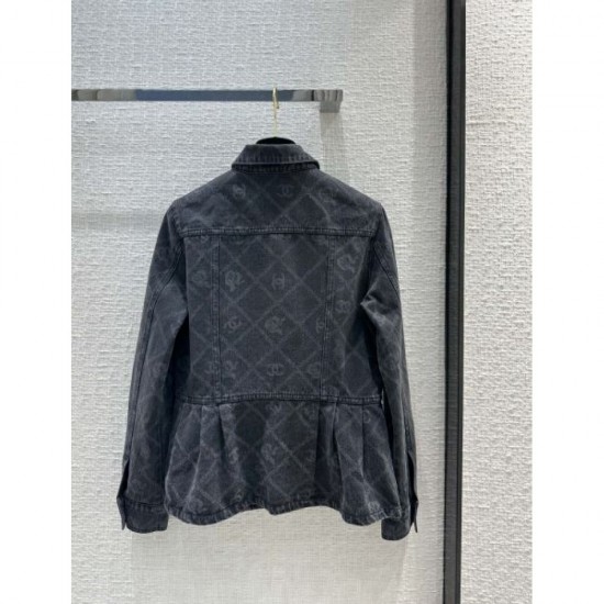 2023FW Denim coat CHANEL Outstanding brand print 2023FW Denim coat CHANEL Outstanding brand print