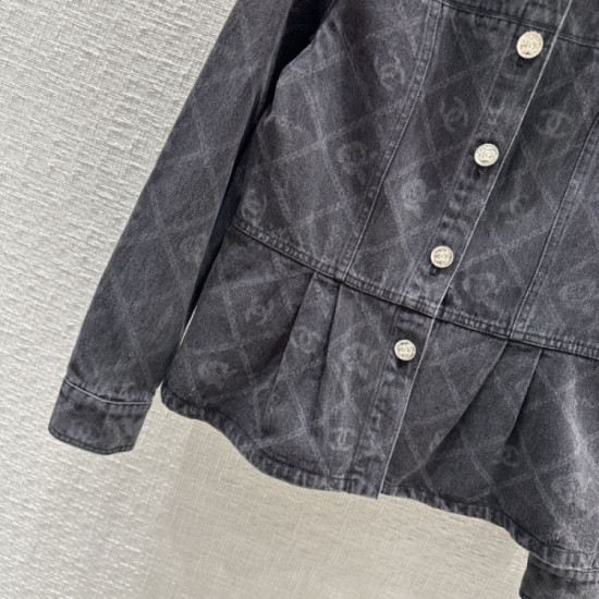 2023FW Denim coat CHANEL Outstanding brand print 2023FW Denim coat CHANEL Outstanding brand print
