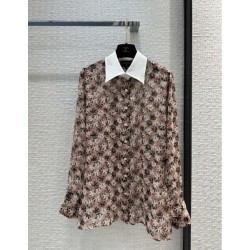 2023FW CHANEL Casual Coordination Long Sleeve Shirt