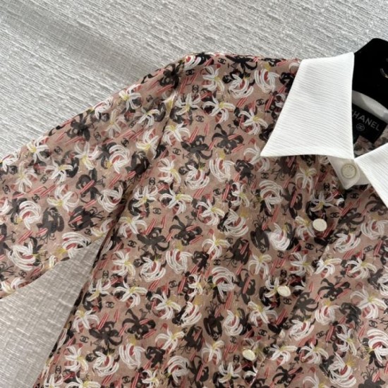 2023FW CHANEL Casual Coordination Long Sleeve Shirt 2023FW CHANEL Casual Coordination Long Sleeve Shirt
