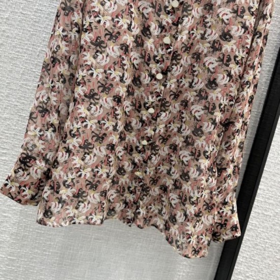 2023FW CHANEL Casual Coordination Long Sleeve Shirt 2023FW CHANEL Casual Coordination Long Sleeve Shirt