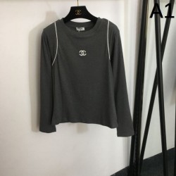 CHANEL Autumn/Winter New Popular Brand 2023FW Long Sleeve T-Shirt