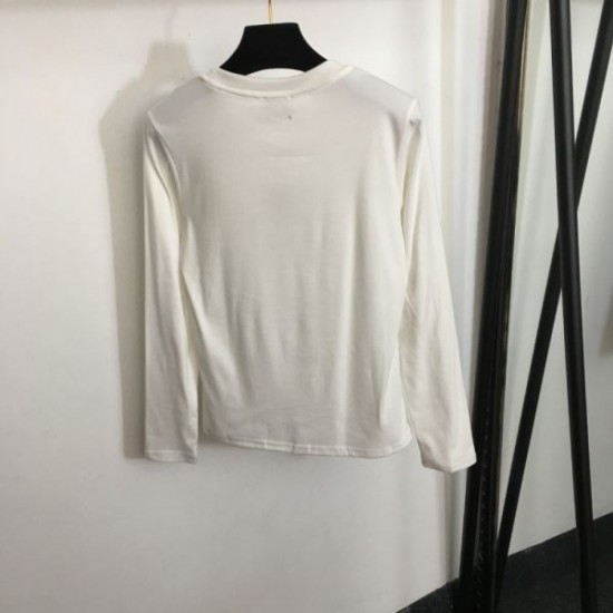 CHANEL Autumn/Winter New Popular Brand 2023FW Long Sleeve T-Shirt CHANEL Autumn/Winter New Popular Brand 2023FW Long Sleeve T-Shirt