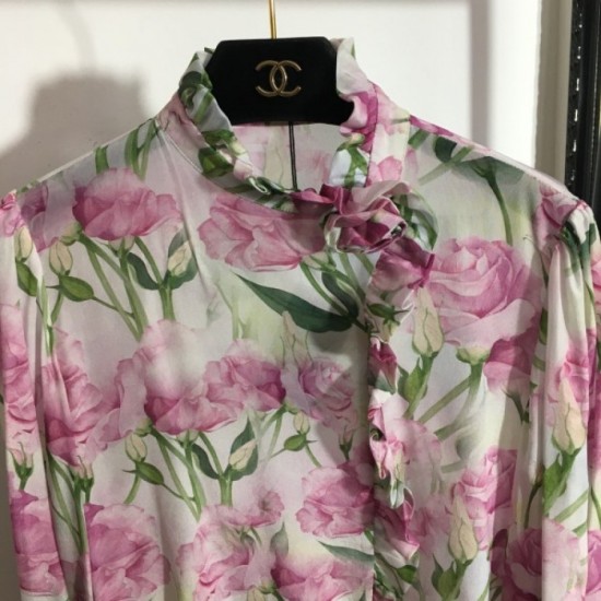 DOLCE & GABBANA Dolce & Gabbana Overseas Popular 2023SS Printed Flare Collar Shirt DOLCE & GABBANA Dolce & Gabbana Overseas Popular 2023SS Printed Flare Collar Shirt
