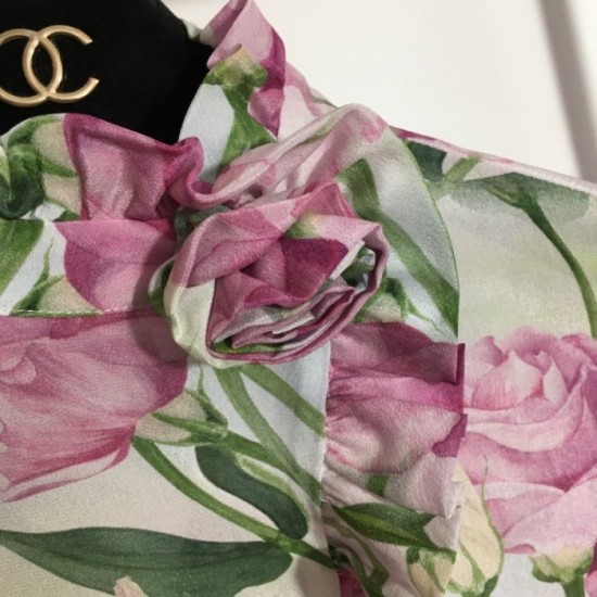 DOLCE & GABBANA Dolce & Gabbana Overseas Popular 2023SS Printed Flare Collar Shirt DOLCE & GABBANA Dolce & Gabbana Overseas Popular 2023SS Printed Flare Collar Shirt