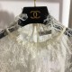 DIOR Fashion trend 2023SS see-through lace shirt tops DIOR Fashion trend 2023SS see-through lace shirt tops