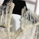 DIOR Fashion trend 2023SS see-through lace shirt tops DIOR Fashion trend 2023SS see-through lace shirt tops