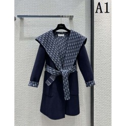 2023FW Wool coat DIOR Latest ☆ Very popular ☆ Hot topic