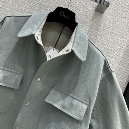 2023FW Denim Shirt DIOR Check out the trends of the Dior season 2023FW Denim Shirt DIOR Check out the trends of the Dior season
