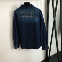 DIOR Transform into a beautiful outfit 2023FW Denim shirt