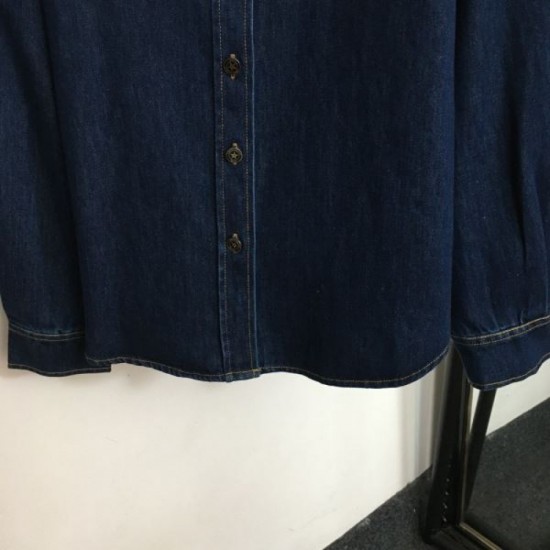 DIOR Transform into a beautiful outfit 2023FW Denim shirt DIOR Transform into a beautiful outfit 2023FW Denim shirt